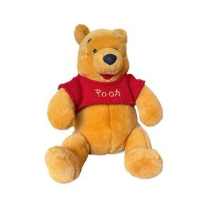 Walt Disney Resort Winnie the Pooh plush knit sweater Stuffed 14in